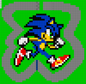 Karte „Super Sonic Race“