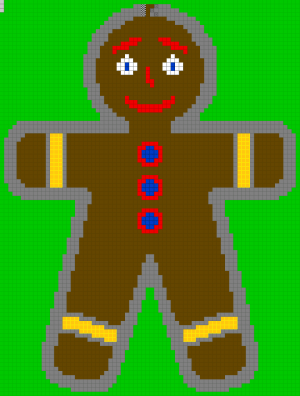 Karte „Gingerbread Man“