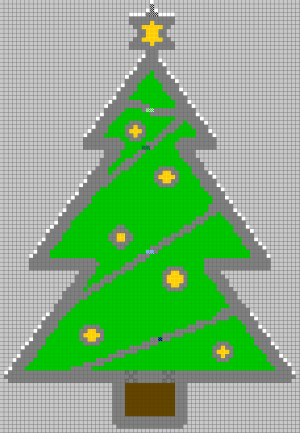 Karte „Weihnachtsbaum“